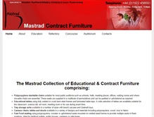 Tablet Screenshot of mastradcontractfurniture.co.uk